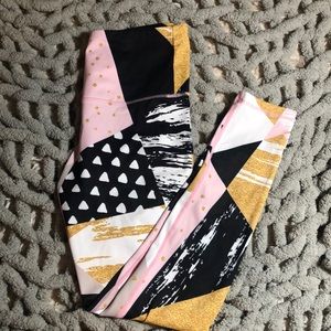 Feed Me Fight Me leggings